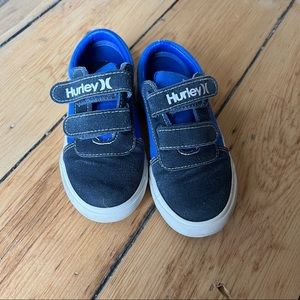 Hurley Velcro slip ons.